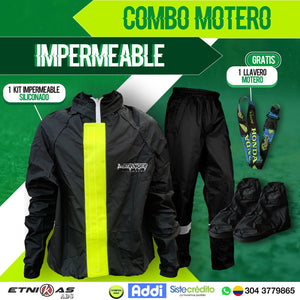 Kit impermeable motero Rainguard c8