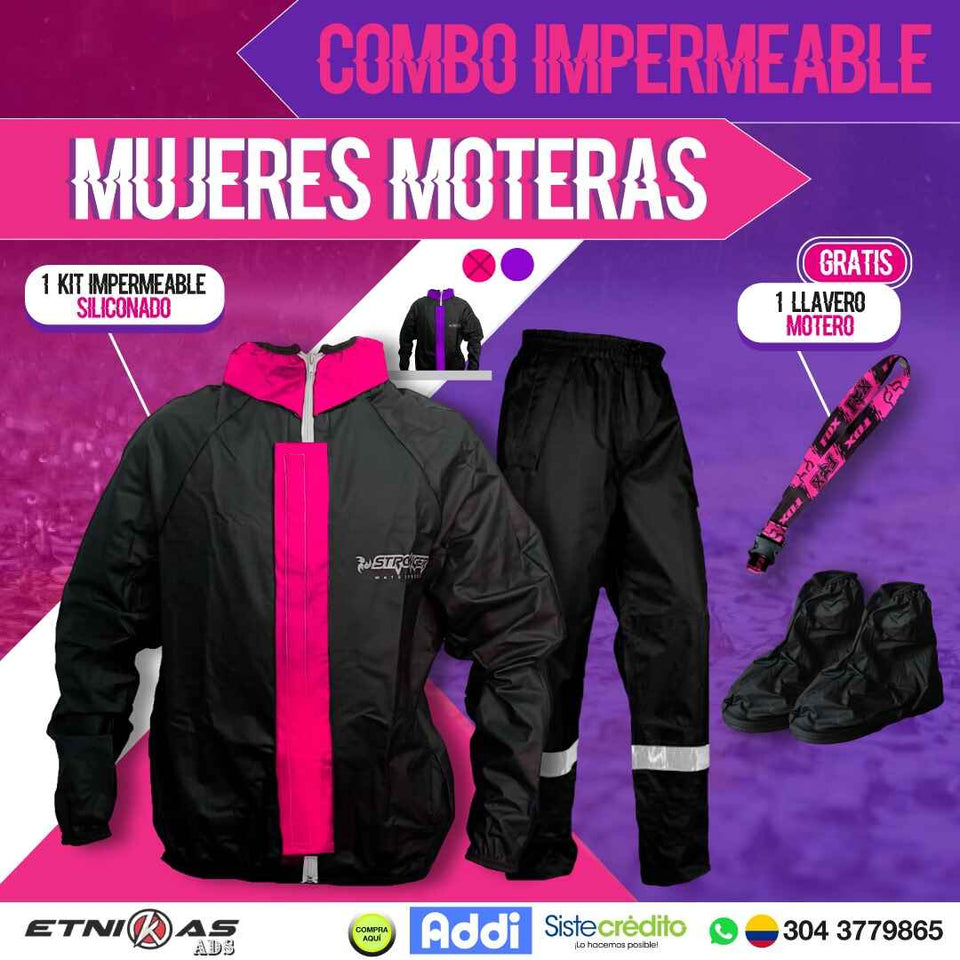 Kit impermeable motero Rainguard c8