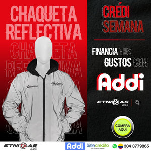 ¡Protección Total en Ruta!CHAQUETA  Reflectiva + GUANTES   🛡️🔥